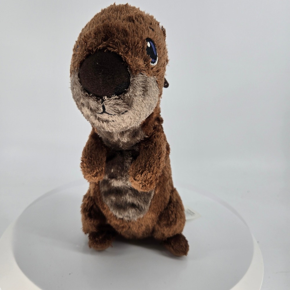 Disney Finding Dory Otter Plush Standing Brown Sea Animal Disney Store Authentic